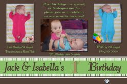 1st birthday invitations