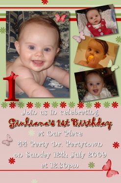 1st birthday invitations