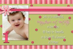 1st birthday invitations