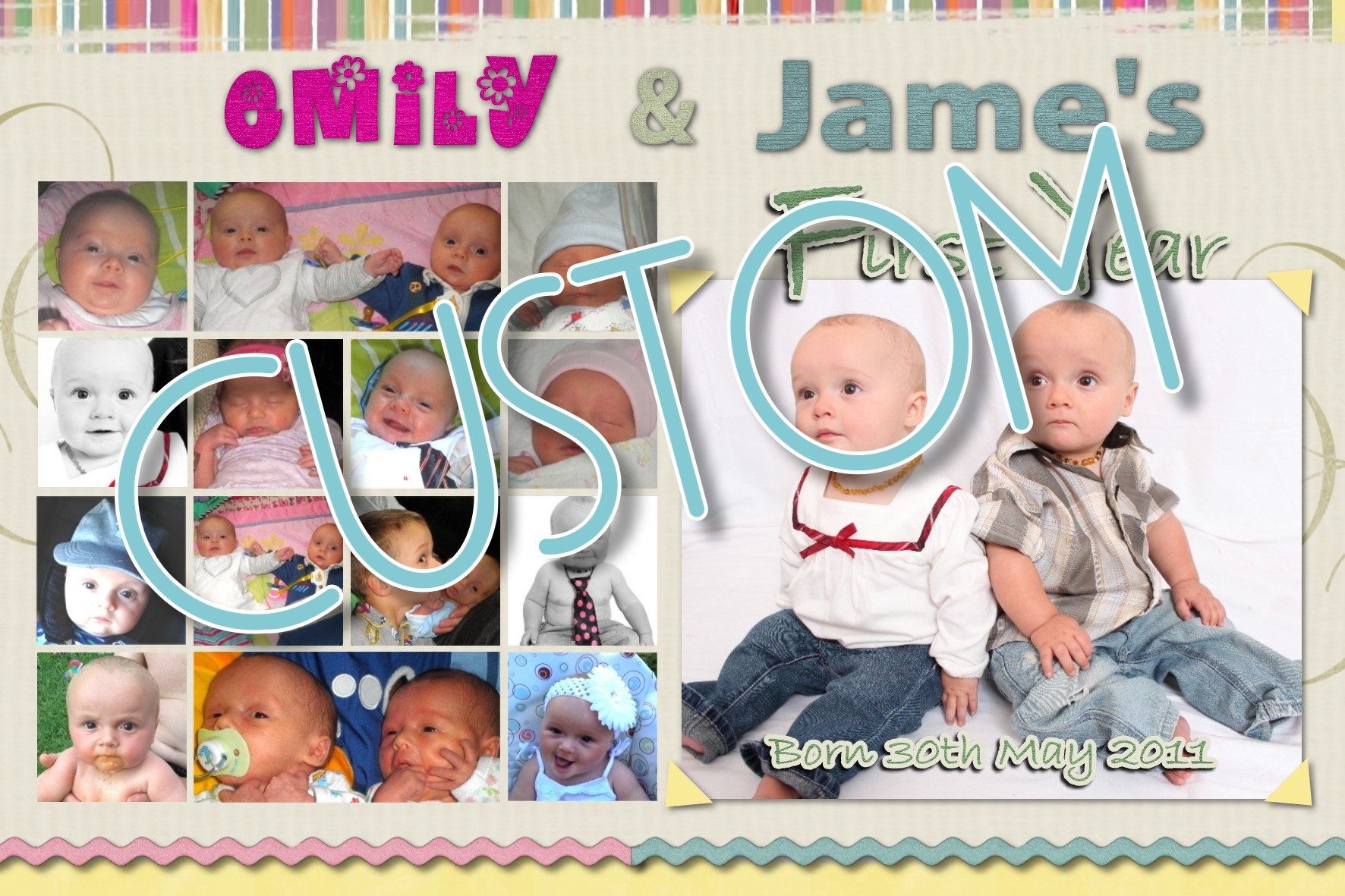 custom personalised collages