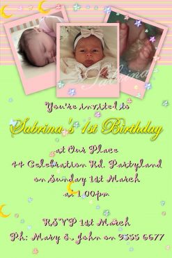 1st birthday invitations