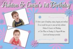 1st birthday invitations