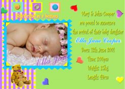 birth announcement cards