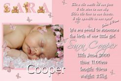 birth announcement cards