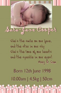 birth announcement cards