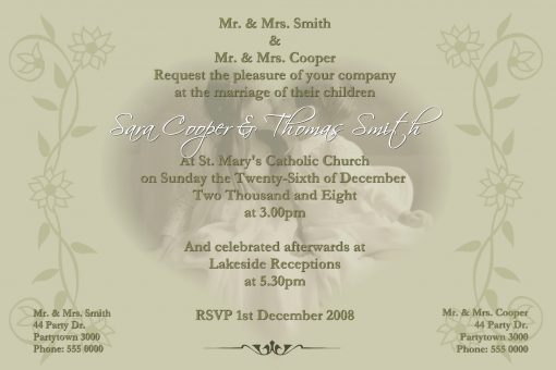 wedding engagement invitations