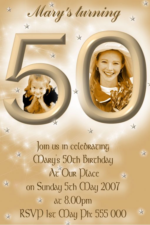 16th 21st 30th 40th 50th 60th 70 80th birthday invitations