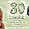16th 18th 21st 30th 40th 50th 60th 70th 80th birthday invitations