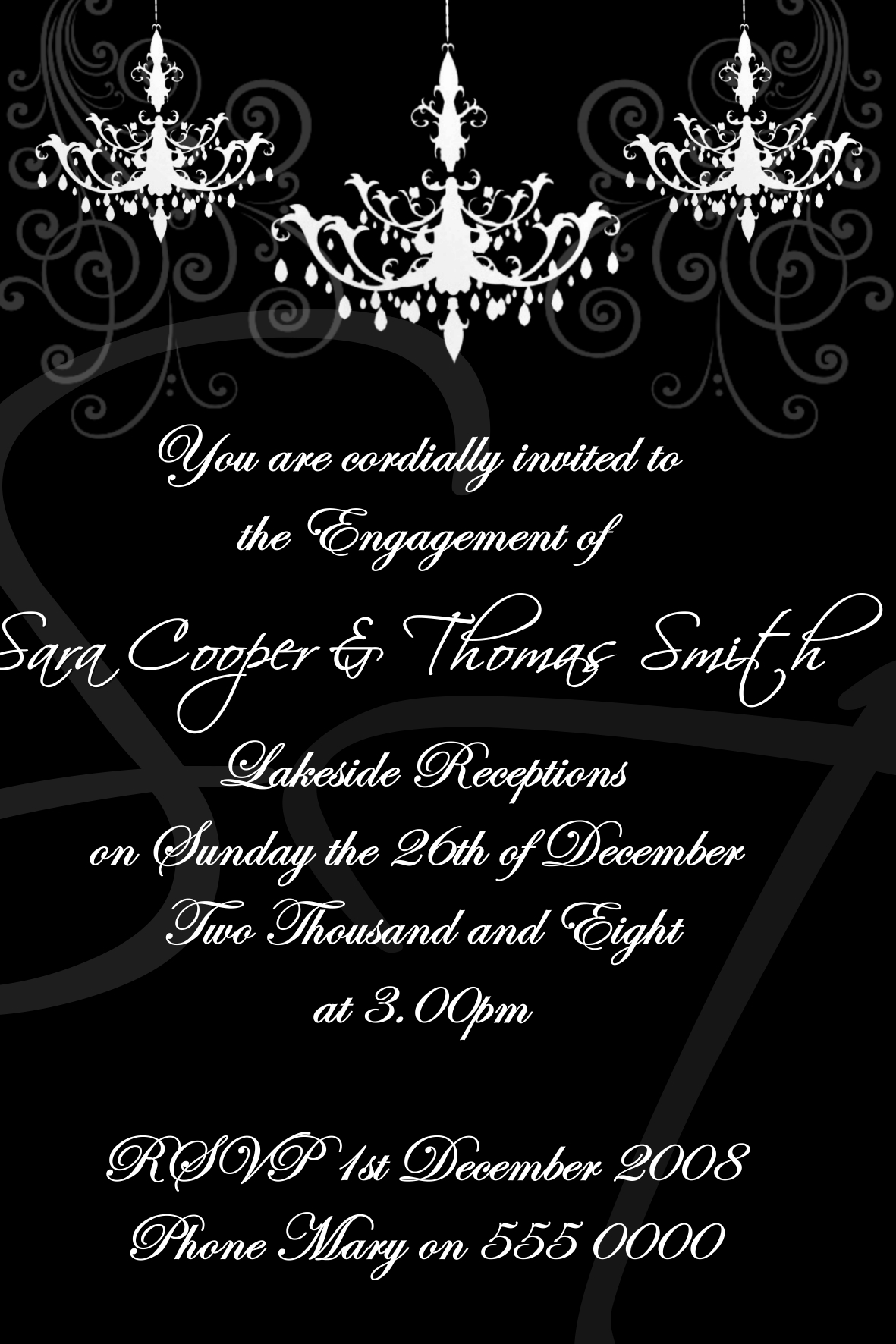Wedding/Engagement Invitations