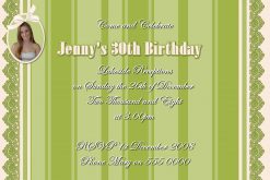 18th 21st 30th 40th 50th 60th Birthday Invitations