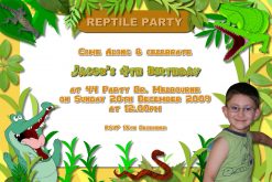 reptile invitations